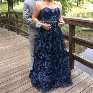 Prom/homecoming dress navy blue